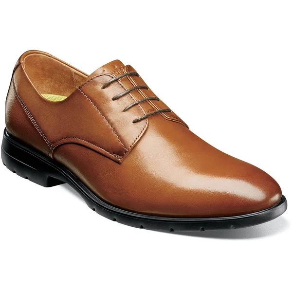 Florsheim Westside Plain Toe Oxford 10 Men's Cognac