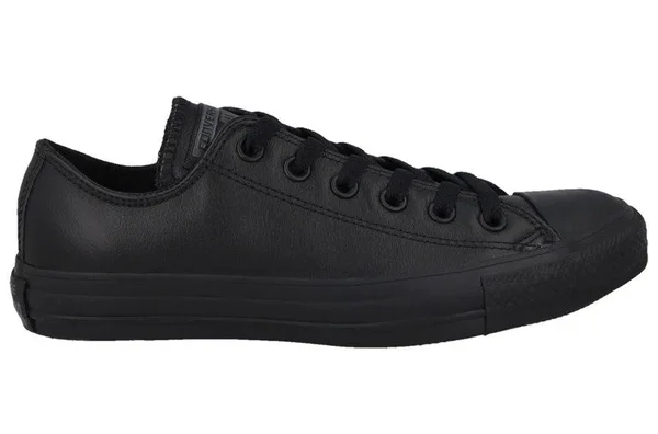 Converse Men's Chuck Taylor All Star Ox Leather Shoes - Black