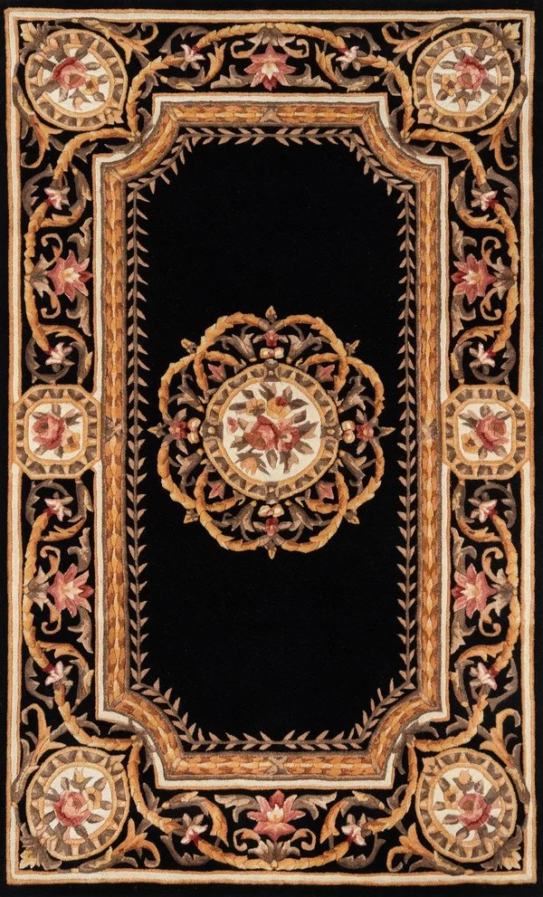 Momeni Harmony 2 HAI12 Black Area Rug 2& x 3&