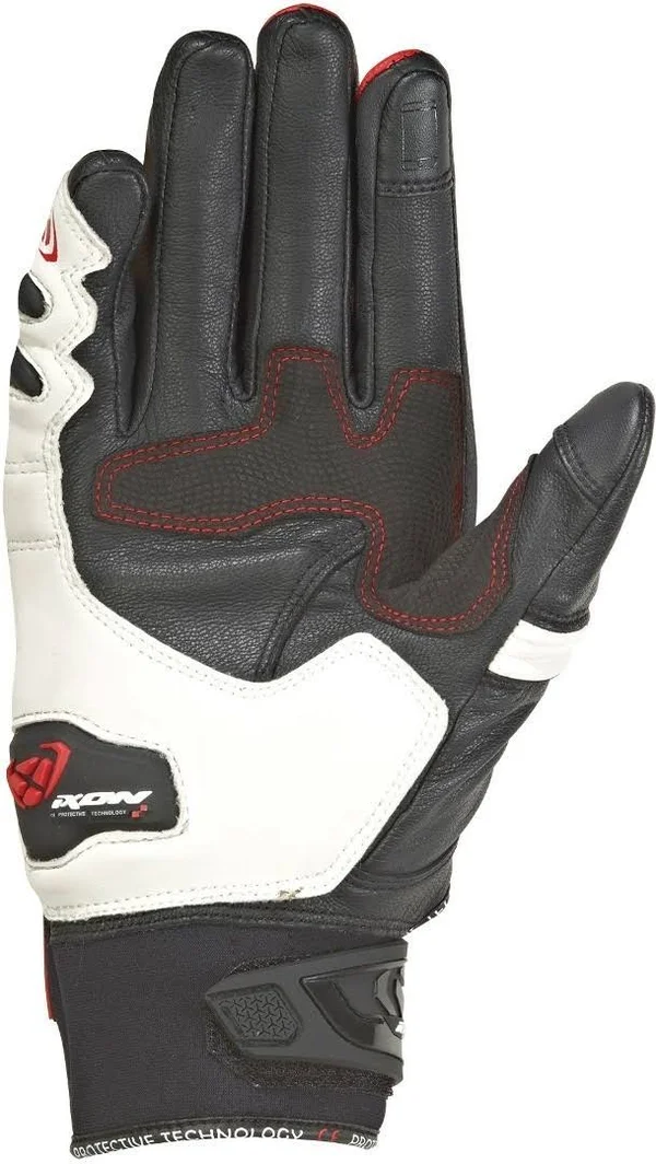 Ixon Gloves RS Ring Black White Red Size XXL