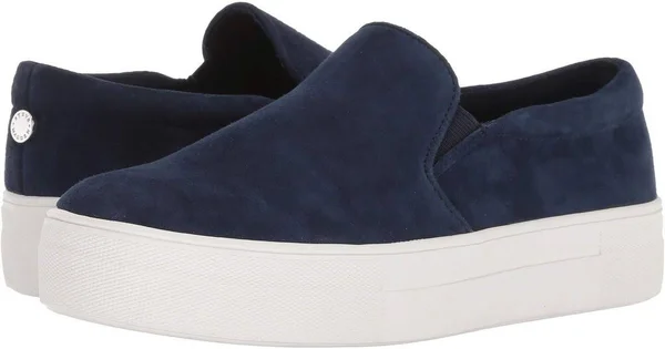Steve Madden Gills Sneaker (Navy Suede) Women's Shoes