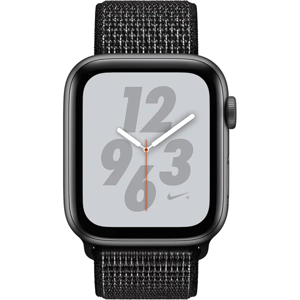 Apple Watch Nike+ Series 4 - 44mm - GPS + Cellular - Space Gray Aluminum Case - Black Nike Sport Loop