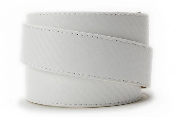 Nexbelt Men's Go-In Carbon White Golf Ratchet Belt, 45" Waist, Leather