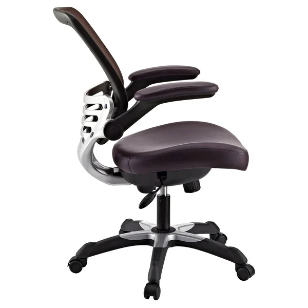 Ede Leatherette Office Chair - Brown
