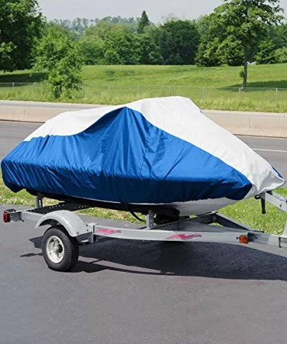 Budge Deluxe Waterproof 4 Stroke Jet Ski Cover (Blue/Gray) BA231213015