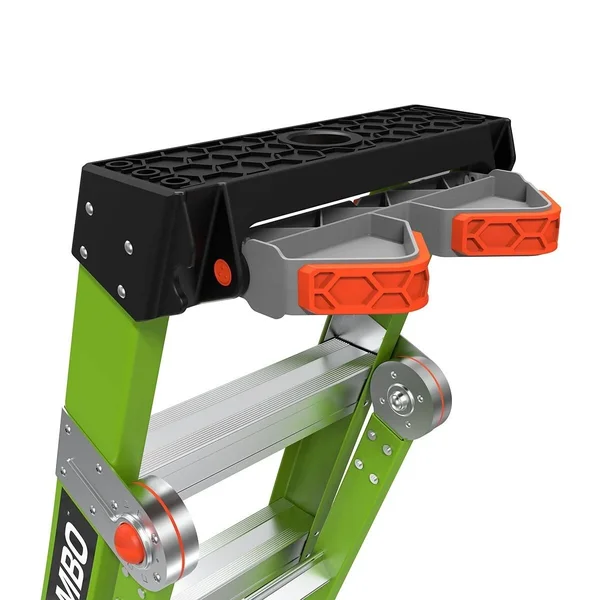 Little Giant 13610-001 King Kombo Pro Fiberglass Ladder IAA - 6&