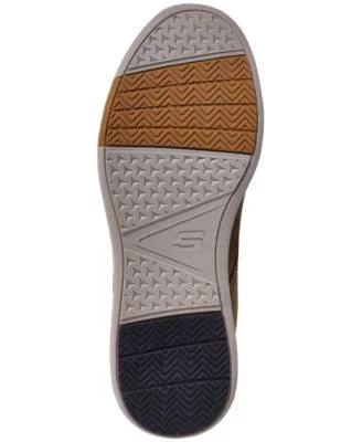 Men's Skechers Relaxed Fit Elent Leven Boat Shoe, Size: 8, Brown