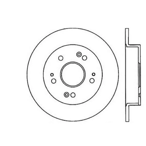 StopTech Sport Cross Drilled Brake Rotor - Left 128.40040L