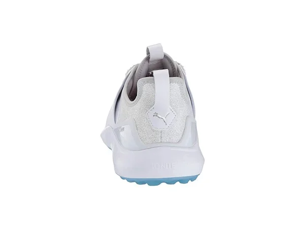 Puma Ignite NXT Golf Shoes, Lace Silver/White Men's Size 12
