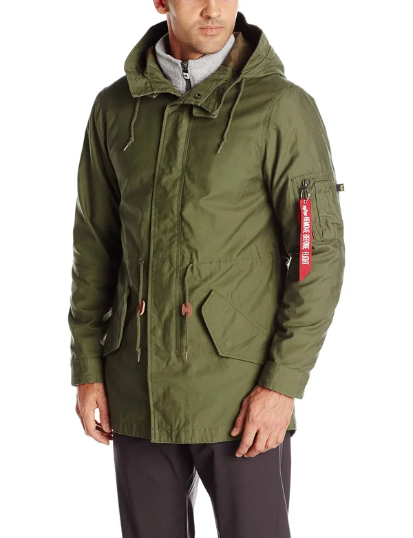 Alpha Industries Men's M-59 Fishtail Parka, M Olive, X-Small