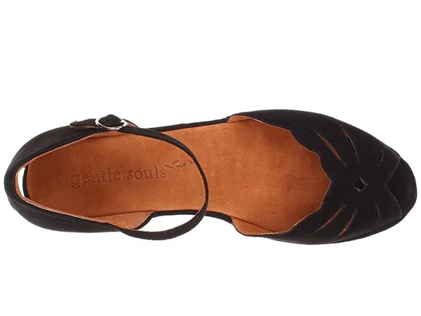 Gentle Souls Lily Moon Wedge Sandal - Women's - Black