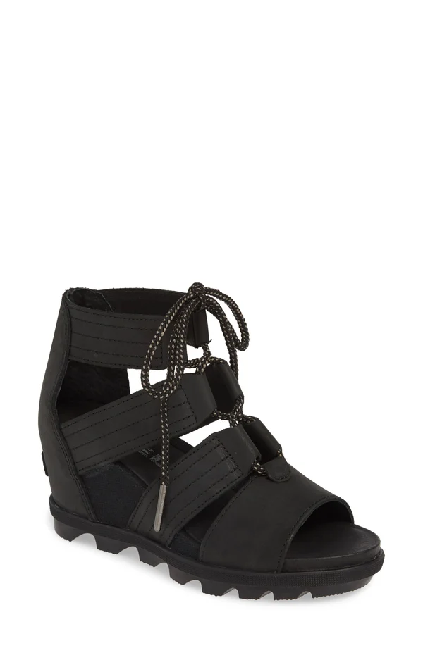 Sorel Joanie II Lace Sandal - Women's Black, 9.5