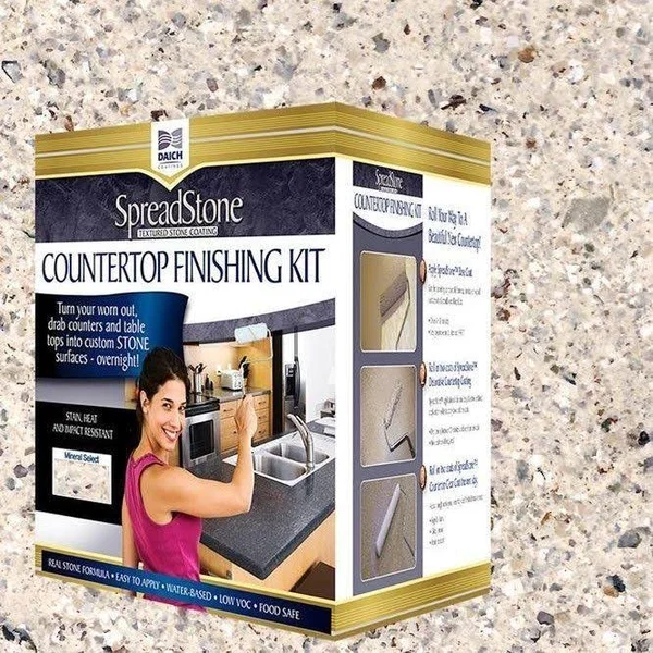 DAICH DCT-MNS-OY Quart SpreadStone Mineral Select Countertop Refinishing Kit, Oyster