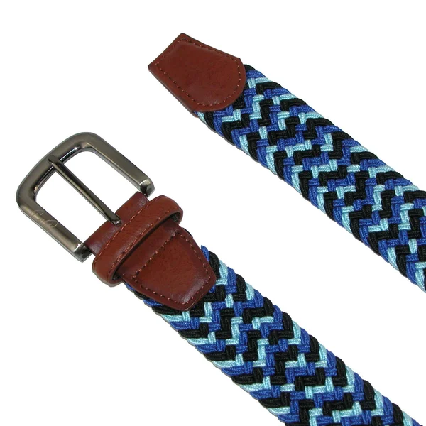 Arnold Palmer Men's Tubular Elastic Braided Belt Black