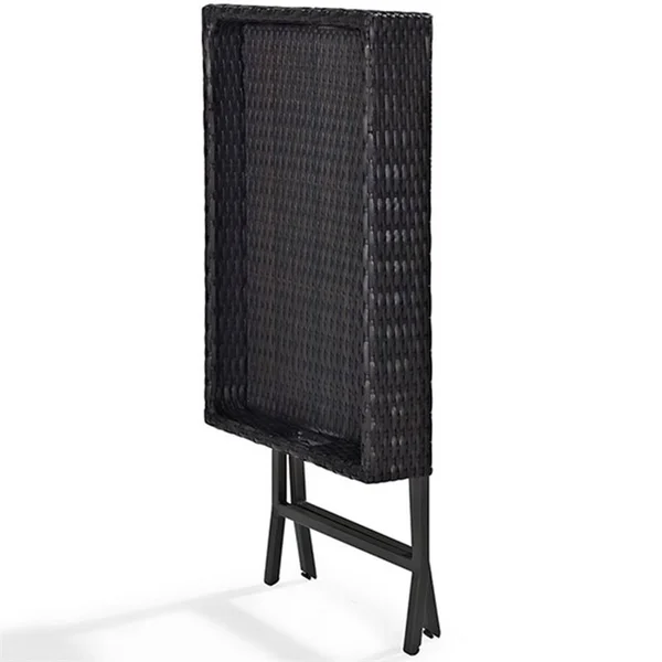 Bowery Hill Wicker Patio Butler Tray