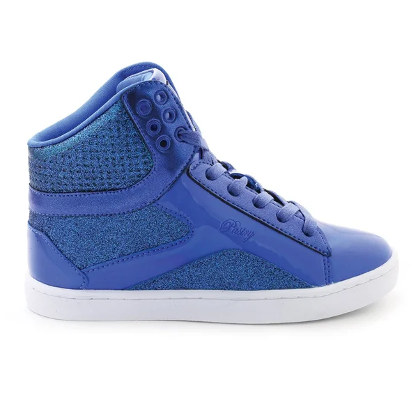 Women's Pastry Pop Tart Glitter High Top Sneaker - Size: 10, Blue