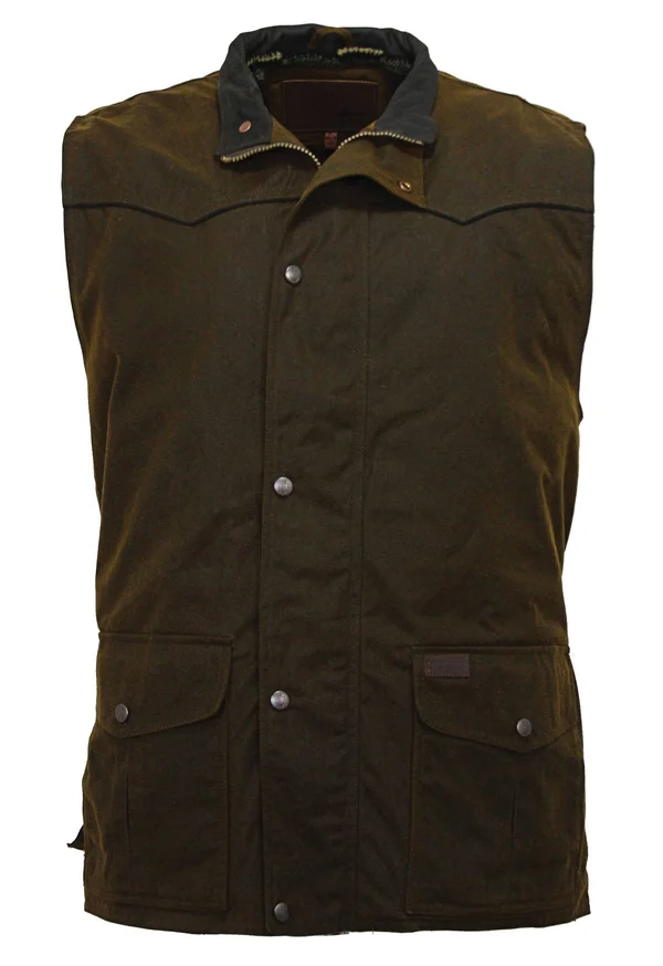 Outback Trading Men's Magnum Oilskin Vest