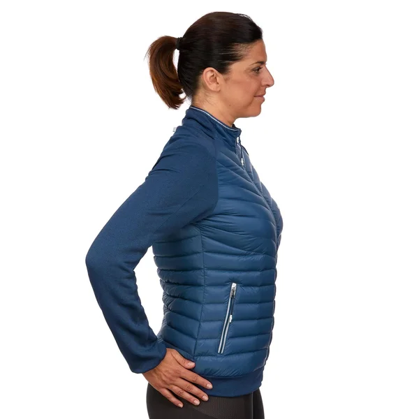 Wedze Women's 900, Skiing 2nd Layer, Jacket in Dark Blue, Size Xs
