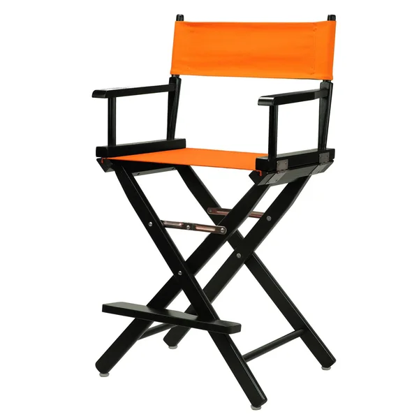Casual Home 24x22 Director&s Chair Black Frame, Orange Canvas