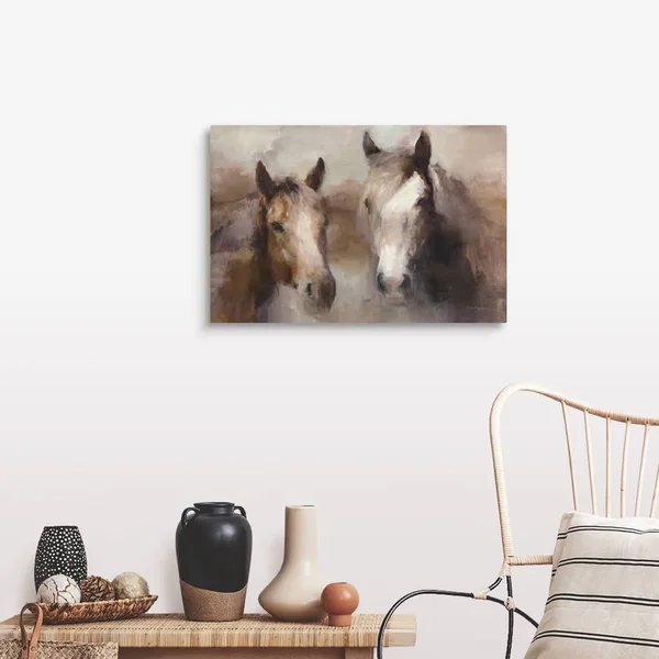 Blazing The West Neutral Crop - Canvas Wall Art, 30x20, Great Big Canvas