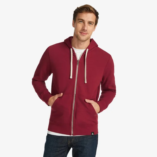 American Giant - Carolina Midweight Full Zip - Vintage Rust (Size: S)