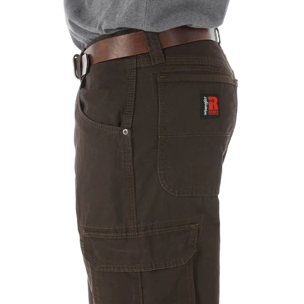 Wrangler Men's Riggs Workwear Ripstop Ranger Pant (35x30 Dark Brown)