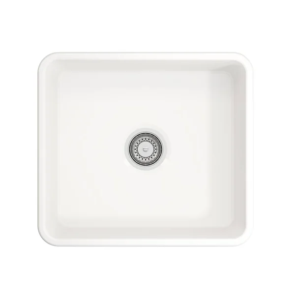 BOCCHI Classico Farmhouse Apron Front Fireclay 20x22 Single Bowl Kitchen Sink with Protective Bottom Grid and Strainer - Black
