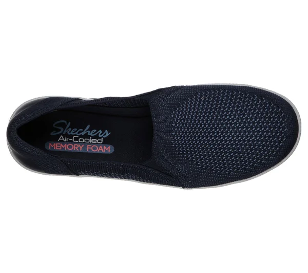 Skechers Women's Madison Ave Admissible Slip-On Sneaker - Navy