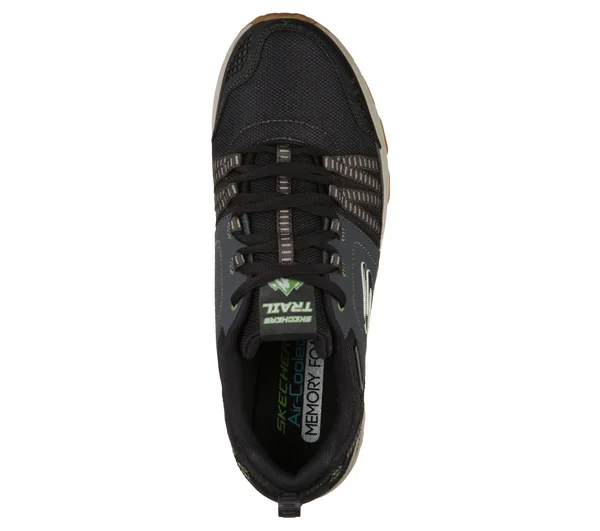 Skechers Men's Escape Plan Sneakers, Black/Gray, 8.5
