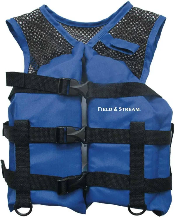 Field & Stream Youth Basic Mesh Paddle Life Vest - Blue