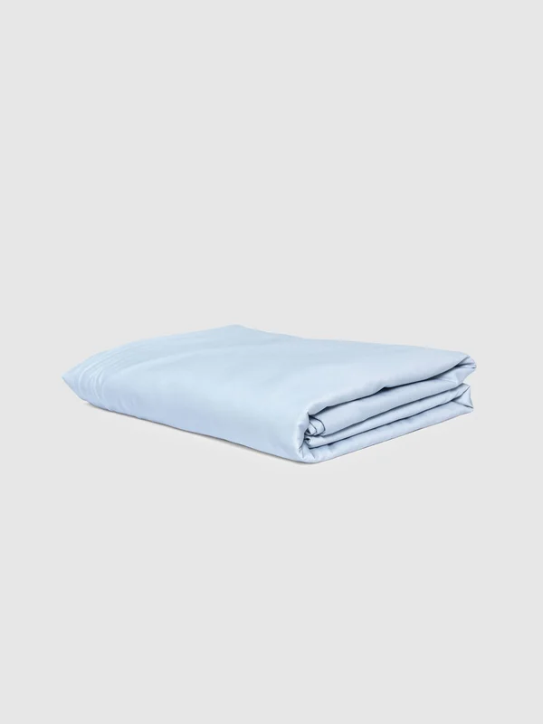 Molecule Cool Duvet COVER - King, Powder Blue