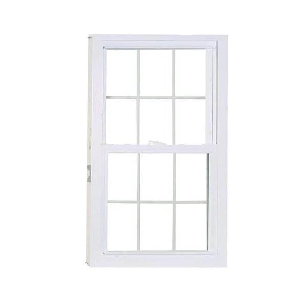 American Craftsman 27.75 in. x 53.25 in. 50 Series Double Hung Buck Vinyl Window with Grilles - White 2854512G