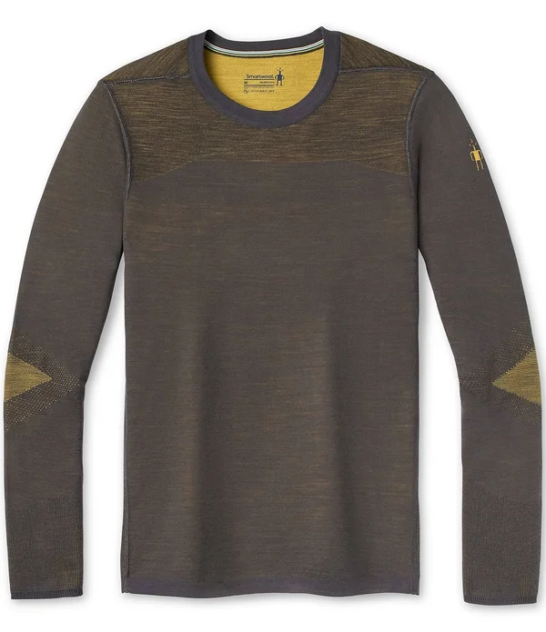 Smartwool Men's Intraknit Merino 200 Crew - Small - Tibetan Red, Forged Iron