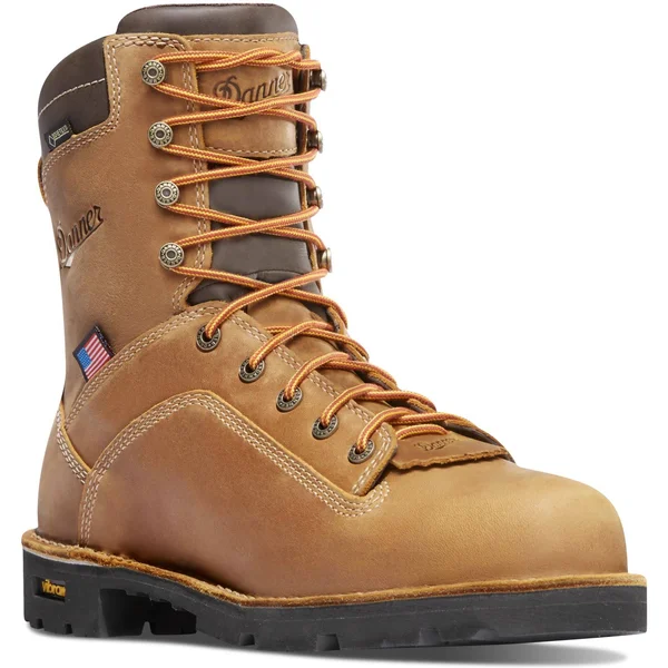 Danner Men's Quarry USA 8 in. Distressed Brown at Boot