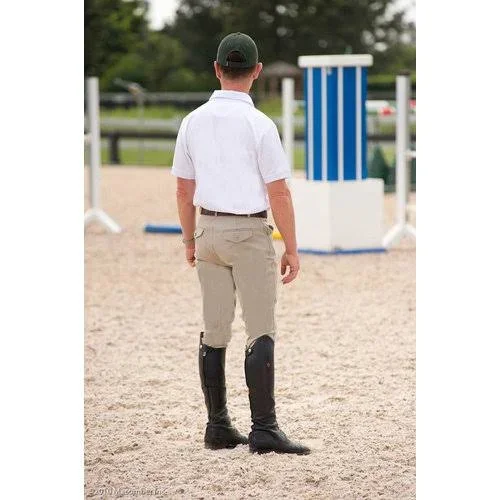 Ovation Mens Euroweave Knee Patch Breech 34L Tan