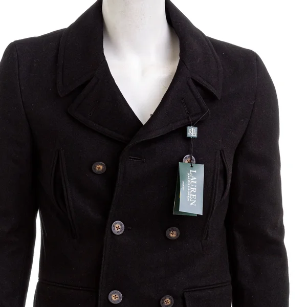 Lauren Ralph Lauren Men's Wool Blend Peacoat