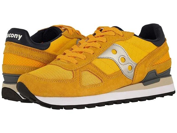 Saucony Shadow Original Size: 8M, Yellow, Navy