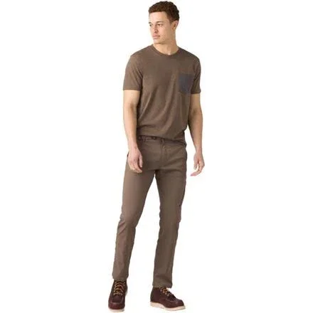 Prana Stretch Zion Straight - 38 - Mud - Men's Pants