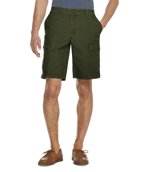 Men's Izod Sportswear Saltwater Stretch Cargo Shorts, Size: 29, Green
