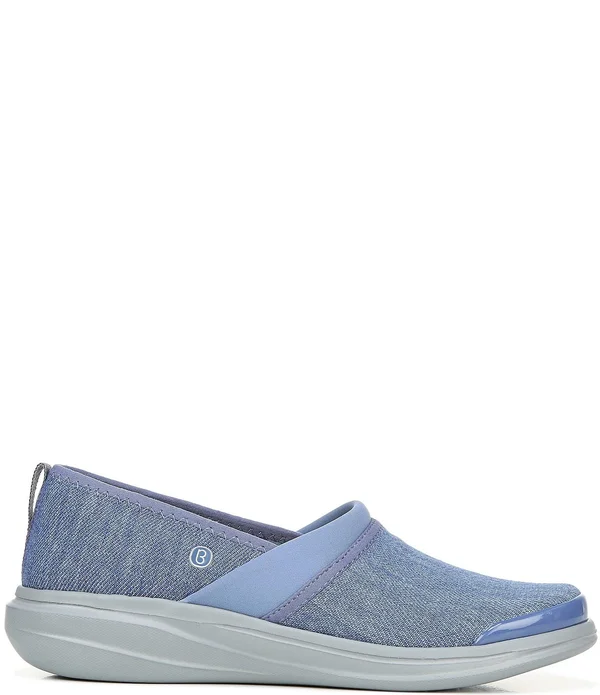 Bzees Coco Women's Slip on Shoes Washed Denim : 9 M