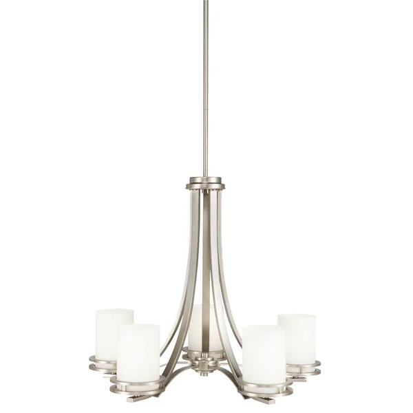 Kichler Lighting 1672NI Hendrik Brushed Nickel 5 Light Chandelier