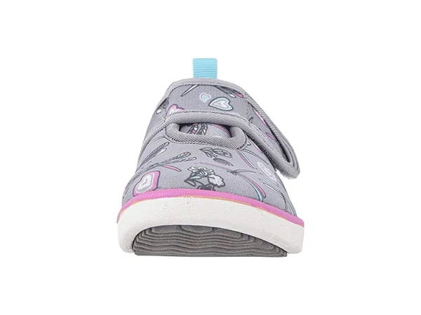 Bogs Kids& Kicker Strap Dragonfly Shoe - 11 - Light Gray Multi