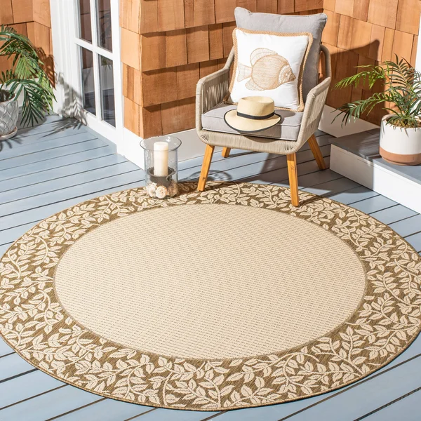 Safavieh Courtyard CY0727-3201 4&0x22 x 5&7x22 Natural, Terra Area Rug
