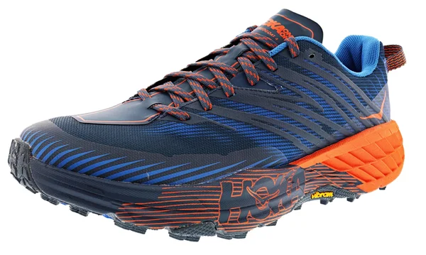 Hoka One One Men's Speedgoat (Wide) 4 Dark Gull Grey-Anthracite, 12
