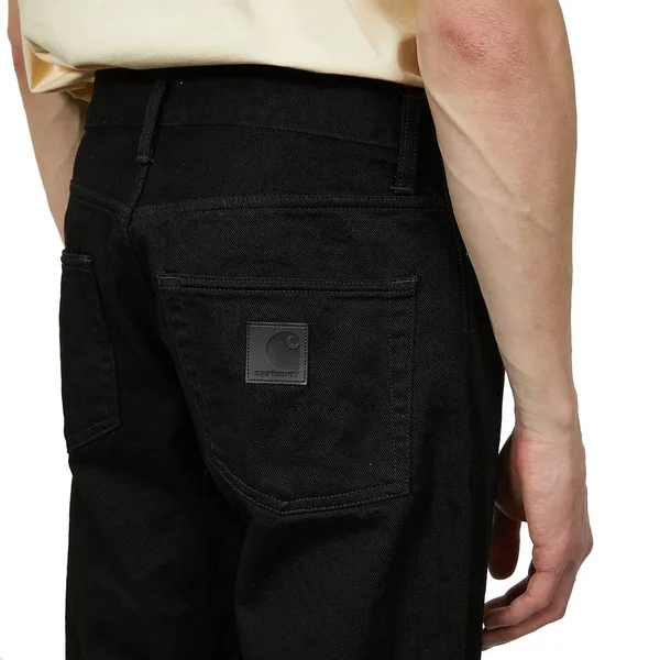 Carhartt WIP Klondike Pant Maitland Denim, 13.5 oz - Black Rinsed - 33/32 - Men