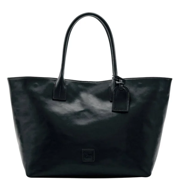 Dooney & Bourke Florentine Leather MediumRussel Bag, Black/Black