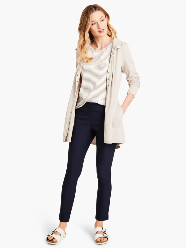 Nic+Zoe Women's Slim Wonderstretch Pant Dark Indigo Size 8, Dark Blue