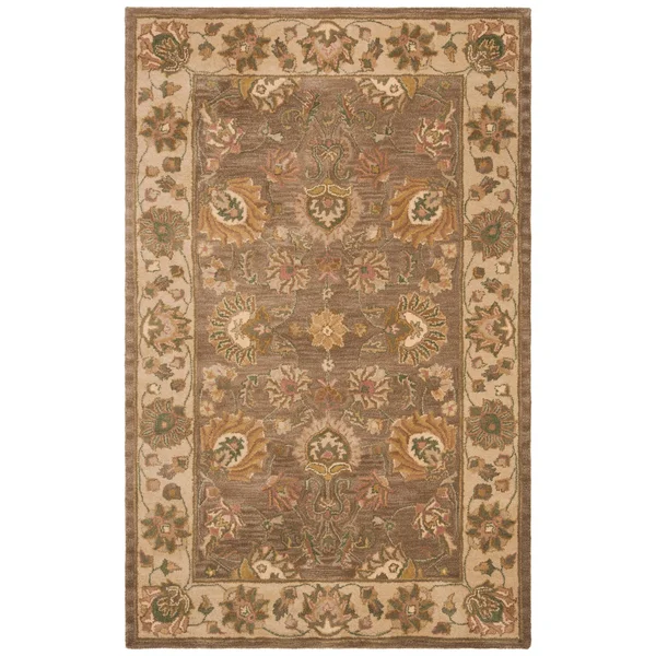 Safavieh Heritage HG343A Area Rug - Green/Gold - Size: 5& x 8&