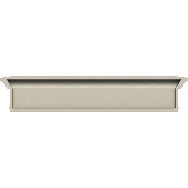 Ekena Millwork CRH07X79 79x22 Bottom Width x 82 7/8x22 Top Width x 7 1/4x22H x 1x22P Traditional Crosshead with Trim