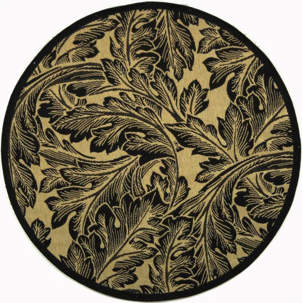 Safavieh Courtyard CY2996-3901 5&3x22 x 7&7x22 Sand - Black Area Rug